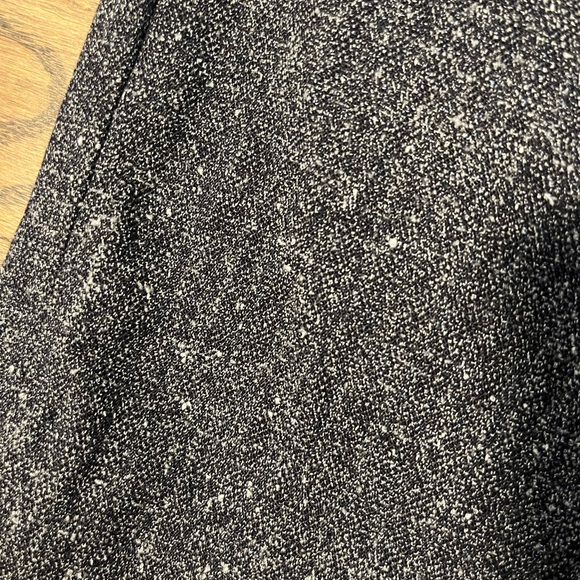 Zara Basic Collection - size 6, crop ankle, blue/grey tweed like material look - Picture 2 of 4